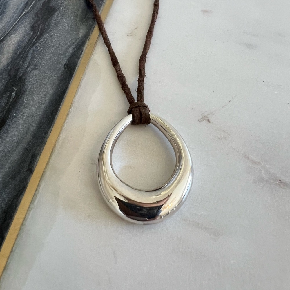 Simple & Chic Silver Pendant Necklace, Silpada